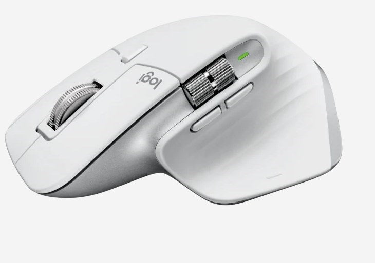 Logitech MX Master 3S kabellose Laser Maus Bolt Hellgrau Logitech MX Master 3S kabellose Laser Maus Bolt Hellgrau